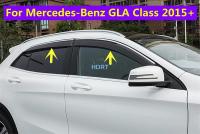 สำหรับ Mercedes-เบนซ์ GLA คลาส2015-2022ที่บังหน้าต่างพลาสติกแต่งรถที่บังช่องอากาศที่บังแดดอุปกรณ์ป้องกันฝน4ชิ้น/เซ็ต