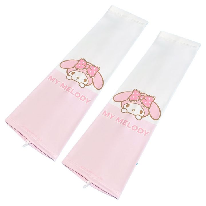 genuine-sanrio-sunscreen-sleeves-summer-loose-ice-sleeve-women-drive-anti-ultraviolet-arm-sleeve-kulomi-byue