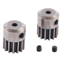 2Piece Motor Gear Pinion Gear 16392 Replacement Accessories for MJX Hyper Go 16207 16208 16209 16210 H16 H16H H16E H16P 1/16 RC Car Spare Parts