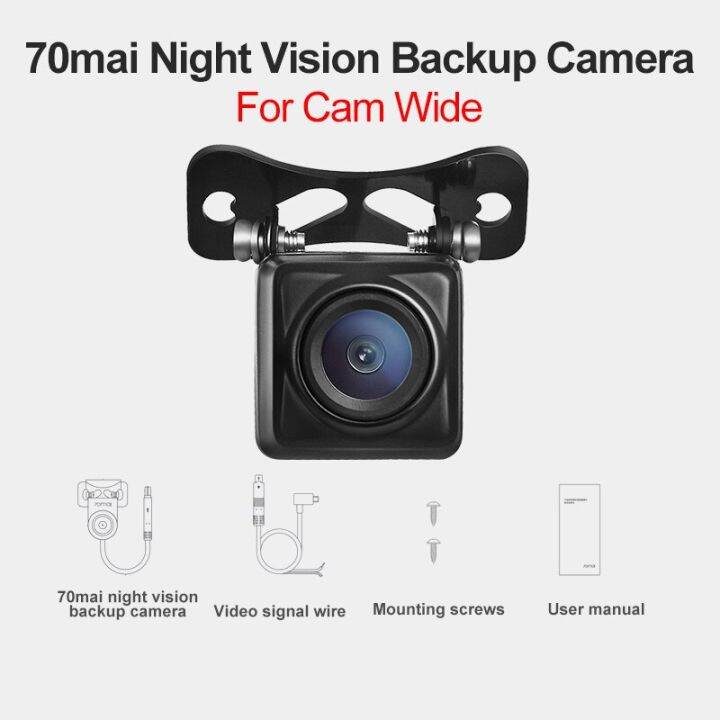 70Mai Backup Camera For 70Mai Rearview Cam Wide D07: RC04 HD Backup ...