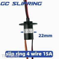 2023● ring collector electric slip brush carbon rotating joint 4wire 15A current