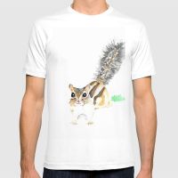 Chippy Chipmunk T Shirt Chipmunk Ground Squirrel Nature Animal Furry Whimsy Quirky Mammal Forest Acorn  GRAM