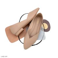 HaloBangkok รองเท้า Flat Shoes หนังไมโครไฟเบอร์ รุ่น LA4921