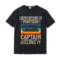 Super Sexy Pontoon Capn Ever Funny Boat Lover Gift T-Shirt Printing Cool Tees Newest Cotton Men Tshirts