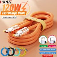 120W 6A Super Fast USB Cable Silicone Type-C Charger Data