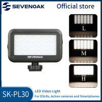 Sevenoak ปรับ 30 ไฟ LED วิดีโอสำหรับกล้องกล้อง DSLR สมาร์ทโฟน