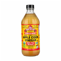 Bragg Organic Apple Cider Vinegar 473ml ไม่ผ่านการกรอง มีตะกอนเยอะ น้ำส้มสายชู น้ำส้มสายชูสกัด ACV (สินค้านำเข้าจากอเมริกา ไม่ใช่ของเพื่อนบ้าน ราคาจึงสูง