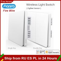 Xiaomi Aqara Smart Light Wall Switch Smart Wireless Switch ZigBee No Without Neutral Switchs Remote Control by Mi Home Homekit