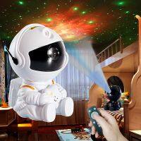 ✇ New astronaut projector starry sky galaxy stars Projector Night Light LED lamp for bedroom room decor decorative nightlights astronaut Christmas gift