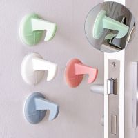 【LZ】 1PCS Thickened Door Stopper Self-adhesive Silicone Crash Doorknob Wall Anti-Collision Protectors Pad for Home Door Accessories