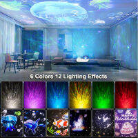 Ocean Aurora Galaxy Stereo Projection LED Night Light For Childrens Baby Room Home Projector Desk Lamps Decoration Party Gift