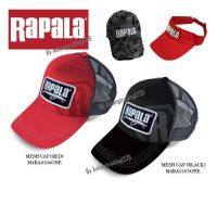 = Rapala หมวกกอล์ฟ ผ้าตาข่าย ปรับได้ สีดํา แดง เหมาะกับฤดูร้อน สําหรับผู้ชาย เล่นกีฬาตกปลา