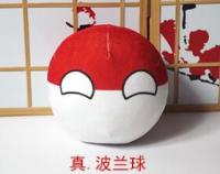 New Polandball Plush Toys Anime Countryball Short Plush Doll Poland Netherlands UN Roma Canada Mini Pillow 20cm Cosplay for Gift