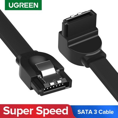 Ugreen SATA Cable 3.0 to Hard Disk Drive Sata 3 Cable Adapter for Asus Laptop 6Gbps 3.0 SSD HDD Hard Drive Right-angle Converter Cables Converters