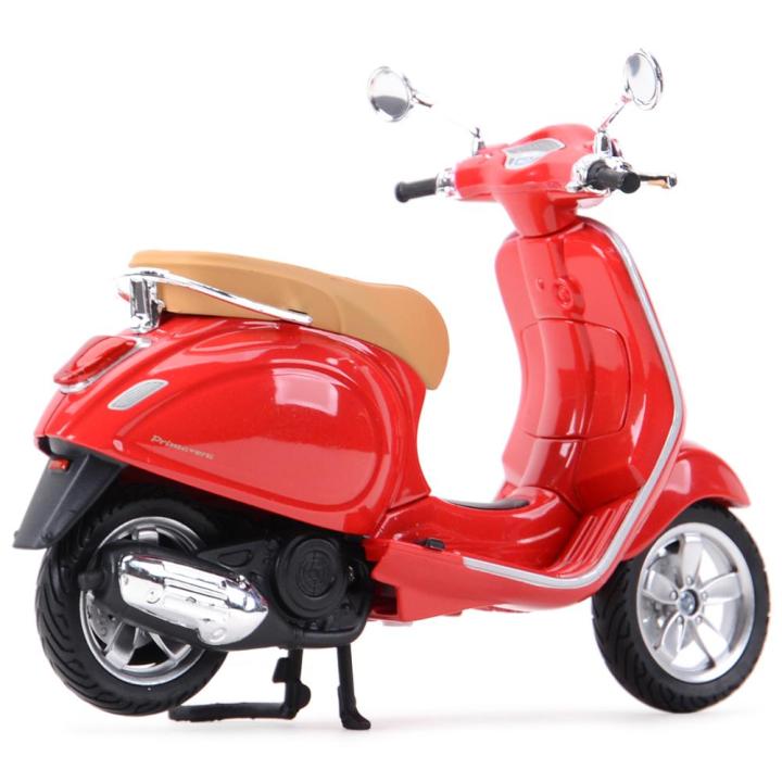 โมเดลรถจักรยานยนต์-maisto-1-12-piaggio-vespa