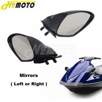 For Yamaha VX 110 WaveRunner Motorboat LH RH Mirror Black 2005 2006 2007 2008 2009 VX110 Deluxe/Cruiser ABS Rear View Mirrors