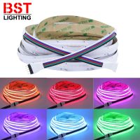 CCT Rgbrgbwrgbcct COB LED Strip Light ความหนาแน่นสูง Flex LED Tape Light Dimmable FOB Linear Ribbon DC12V24V *