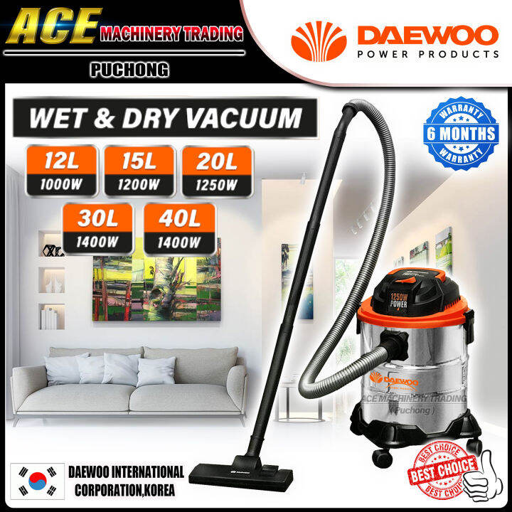 Daewoo 12l And 15l And 20l And 30l And 40l Vacuum Cleaner Wet And Dry Vacuum