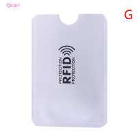 Qearl 10ชิ้นอุปกรณ์ป้องกันบัตรเครดิตซองป้องกันบัตร RFID ที่ใส่บัตรแผ่นฟอยล์