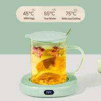 【CW】 Cup Mug Warmer Electric Hot Plate for Temperature Heating Coaster 3