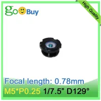 M5xP0.25 EFL 0.78mm lens 129 degree 1/5 sensor wide angle pinhole lens endoscope camera lens 6.5x6mm holder QD code lens