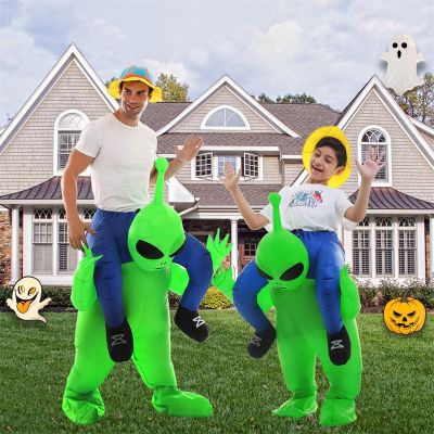 Cosplay New Halloween Props 2023 Children Adult Universal Inflatable Alien Costume Backman Fun Party Supplies Inflatable Costume