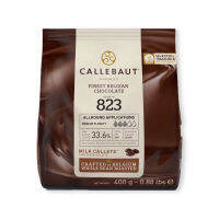 สินค้ามาใหม่! แคลเลอร์บาว มิลค์ช็อกโกแลต 33.6% 400 กรัม Callebaut Milk Chocolate 33.6% 400g ล็อตใหม่มาล่าสุด สินค้าสด มีเก็บเงินปลายทาง