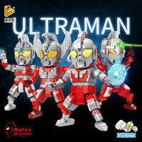 Penlos รุ่นแรก Ultraman Tello Seven Ace รุ่นประกอบ boy ประกอบบล็อกอาคาร plug-in ของเล่นของขวัญ