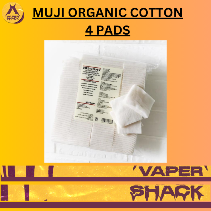 MUJI ORGANIC COTTON 4 PADS 101 LEGIT AND ORIGINAL Lazada PH