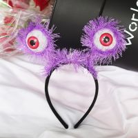 【jw】☄♚∈  Eyeball Headband Scrunchies Headbands The Dark