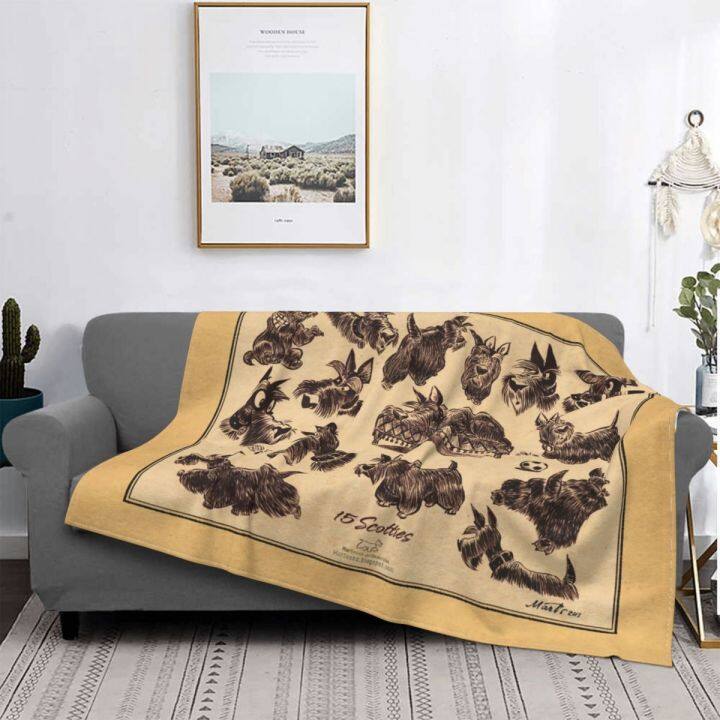 Scottie dog hotsell throw blanket