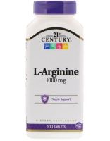 [Exp2025] อาหารเสริมสำหรับผู้ชาย 21st Century L-Arginine 1,000 mg 100 Tablets