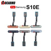 สําหรับ Samsung Galaxy S10 S10e G970 G970F G970U ลายนิ้วมือ เซนเซอร์ ปุ่มโฮม Flex Cable อะไหล่