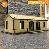 Homyl 1/72รูปแบบรถไฟชุดโมเดลตัวต่อยุโรปสำหรับภูมิทัศน์ Diorama Micro