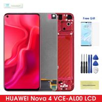 &amp;lt;พร้อมกรอบ&amp;gt; จอ lcd for Huawei Nova 4 จอชุด จอพร้อมทัชสกรีน จอ อะไหล่มือถือ หน้าจอ หัวเว่ย