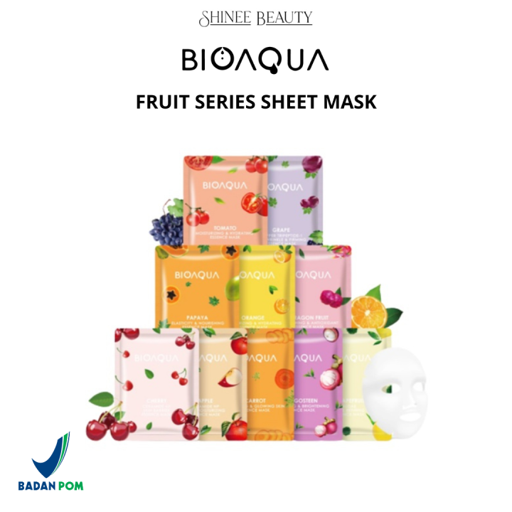 [BPOM] BIOAQUA Sheet Mask Hydrating Essence Face Mask Brightening