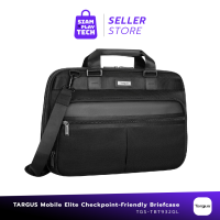 Targus Mobile Elite Briefcase ผลิตจากวัสดุที่เป็นมิตรต่อสิ่งแวดล้อม (กระเป๋าใส่โน้ตบุ๊คขนาด 15-16 นิ้ว)