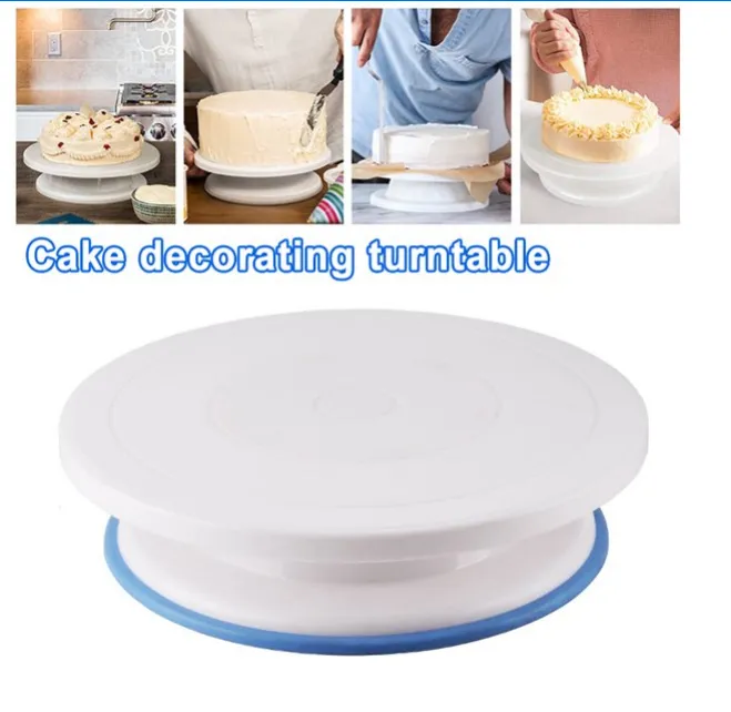 27.5CM Rotating Cake Turntable Icing Decorating Revolving Stable