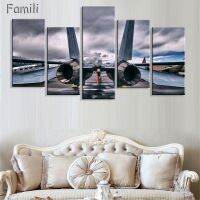 Aerial Fighter Air Landscape โปสเตอร์รูปภาพสำหรับตกแต่งบ้านสมัยใหม่ Wall Art พิมพ์ภาพวาดผ้าใบ-Top ห้องนั่งเล่น Artwork