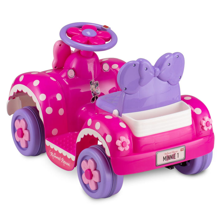 นำเข้า-รถแบต-มินนี่-เม้าส์-disney-minnie-mouse-toddler-rice-on-toy-by-kid-trax-ราคา-4-990-บาท