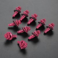 【CW】卍▪  50Ps Oxblood Plastic Fastener Clip Car Exterior Side Moulding Trim for Cruiser 75881-60010