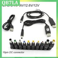 USB boost line DC 5V to 9V 8.4V 12V 12.6v Step UP Module 10 dc male power jack plug Converter connector Adapter charging Cable QB7LA Shop