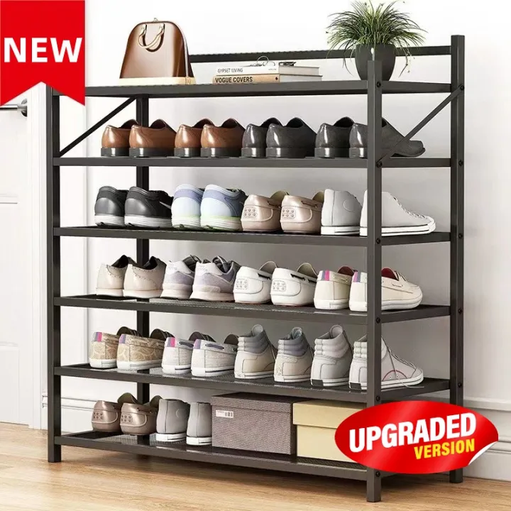 Upgrade Iron Shoe Rack Can Be Folded and Easy To Store Shoe Rack Shoe