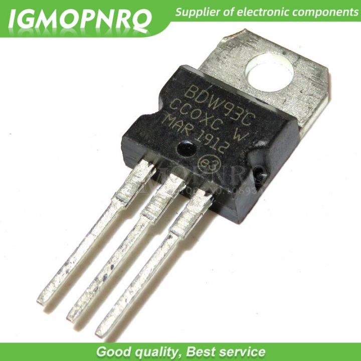 20PCS BDW93C BDW93 TRANSISTOR NPN 100V 12A TO 220 New Original Free Shipping