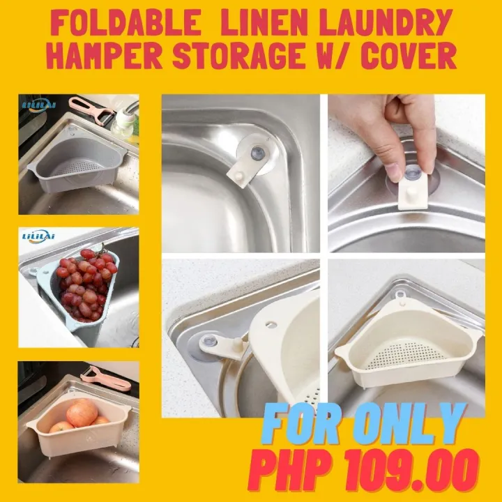 1 pc Drain Sink Triangular Multifunctional Kitchen Sink Corner Strainer