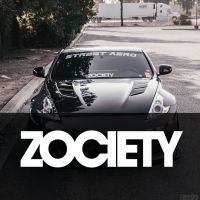 For ZOCIETY Decal Sticker Vinyl Die Cut Windshield Banner Window 350Z 370Z