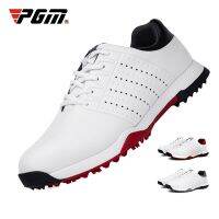 PGM Men Golf Shoes Anti-slip Breathable Golf Sneakers Super Fiber Spikeless Waterproof Outdoor Sports Leisure Trainers XZ149