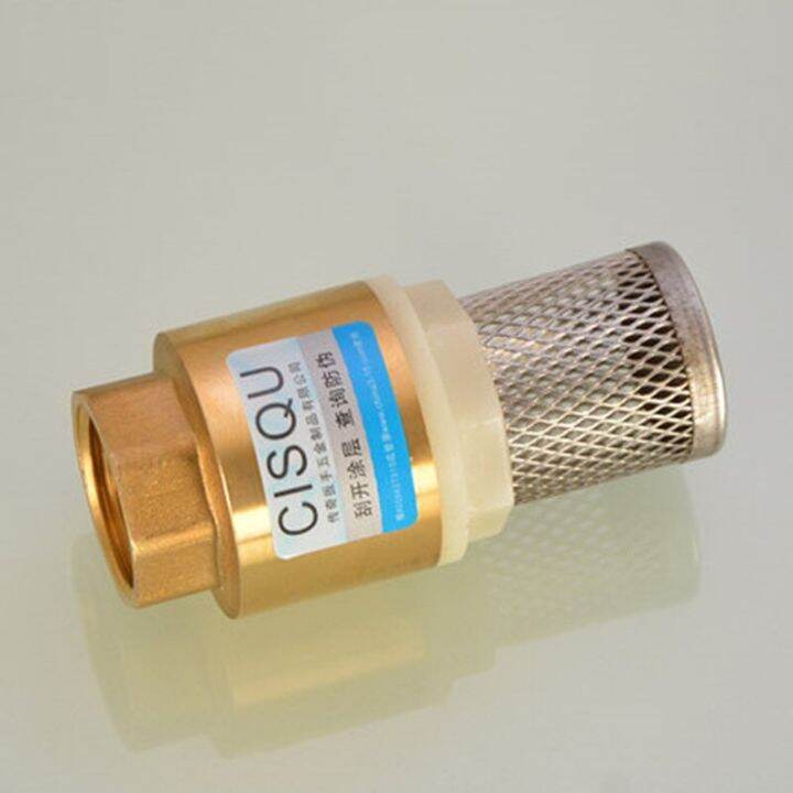 Brass bottom valve water pump check valve 1/2 3/4 1 1.5 2 inch water