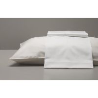 DO ☬ปลอกหมอนหนุน ปลอกหมอนโรงแรม ปลอกหมอนสีขาว Cotton 100 180 เส้น ลายเรียบ Pillow Case 20x30x6✌