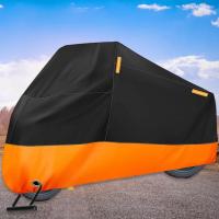 Motorcycle Tarp Windproof Motorcycle Dust Cover with Reflective Strips Lightweight Moped Cover Durable Motorcycle Cover for Adult Bikes All Seasons admired